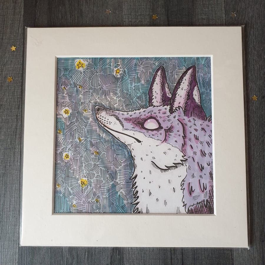 Star Watcher Original Drawing