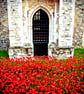 Tower Of London Poppies Red Poppy England Photograph Print - Image 1
