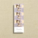 Dunlin bird bookmark - British wildlife gifts 