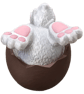 Bunny in chocolate egg