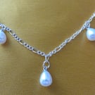 Silver Pearl Necklace