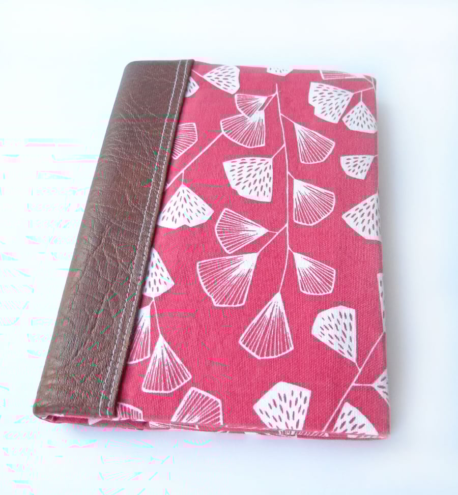 Padded Notebook & Cover - Coral Salmon Pink