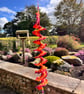 Crochet Wind Spinner Decoration in Bright Multicolours