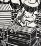 The Beekeeper - Handmade - Limited Edition Lino Print. - Image 1