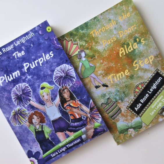 Beautiful Bundle Plum Purples and Alda's Time Step Children's Book Paperback