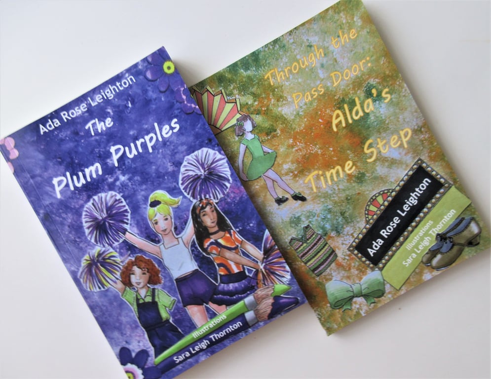 Beautiful Bundle Plum Purples and Alda's Time Step Children's Book Paperback