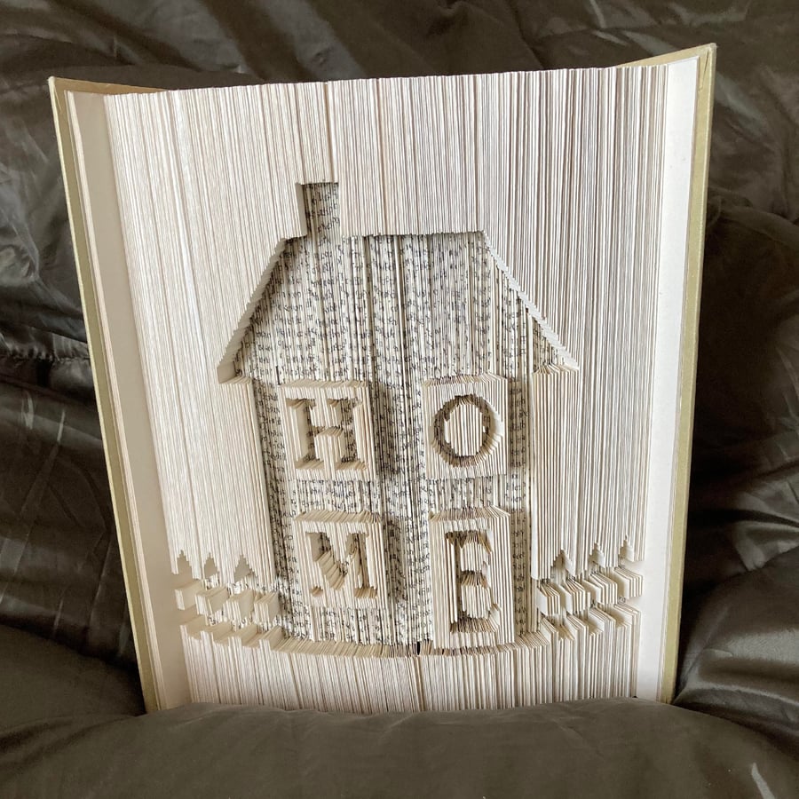 HOME House 180 CUT & FOLD Book Folding Pattern - EMAILED PDF PATTERN