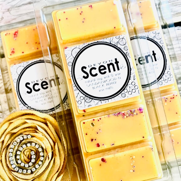 Sandalwood & Black Pepper Snap Bar Wax Melts