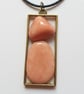 Multidimentional healing crystal, Celestobarite Shamanic Oracle Stone Pendant