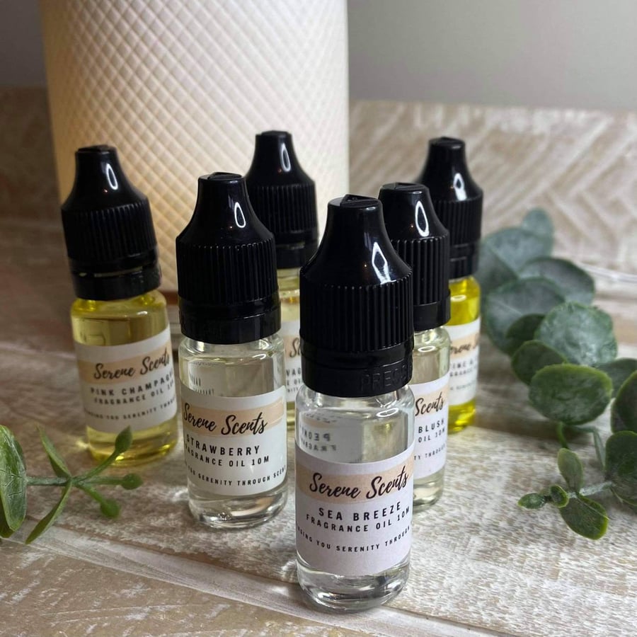 Mrs Hinch Inspired Luxury Fragrance Oils, 5 x 10Ml of Various Fragrances, Clean 
