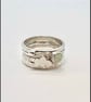 Silver Stack Ring, Opal stack ring, cloud ring, stack ring, Opal, - Image 8
