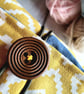 Geometric Yellow Crochet Hook Roll - Image 4