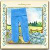 Reserved for Karen - Cornflower Blue Tights