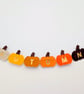 Felt Autumn Pumpkin Garland with Wool Felt Balls - Autumn Colours Gourd Bunting  - Image 10