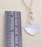 Large Handmade Sterling Silver Heart Pendant – Love & Unity Jewellery - Image 4