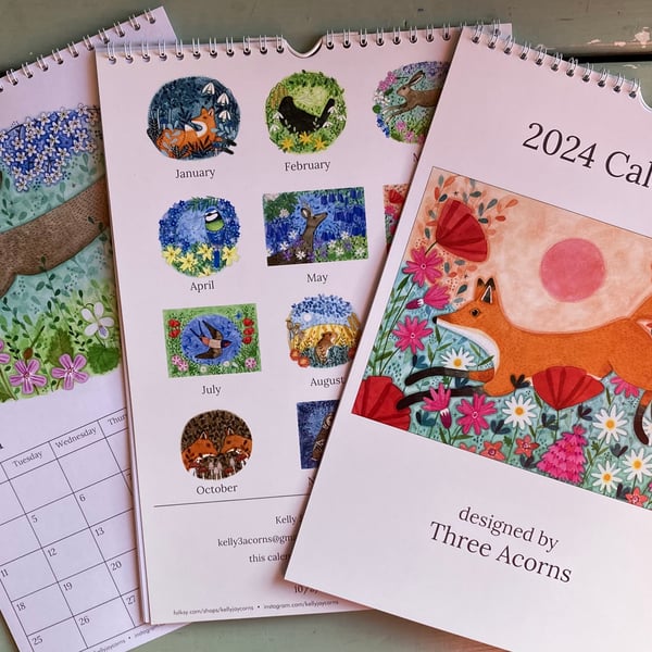 2024 Three Acorns Calendar 