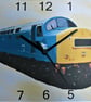 class 40 diesel train wall hanging clock classic diesel train railway engine  - Image 1