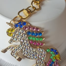 Unicorn bag charm