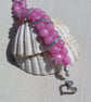 Pink Morganite Crystal Gemstone Beaded Bracelet "Morgana" - Image 5