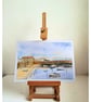 Art print of Mousehole Harbour  Cornwall from original watercolour painting A4 - Image 3