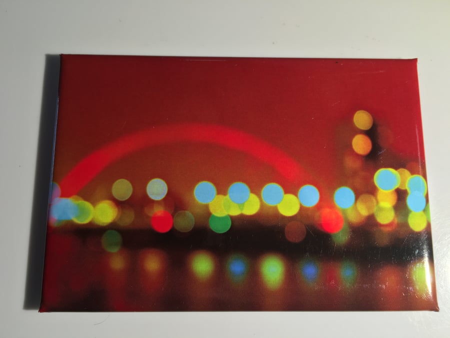 GLASGOW LIGHTS fridge magnet