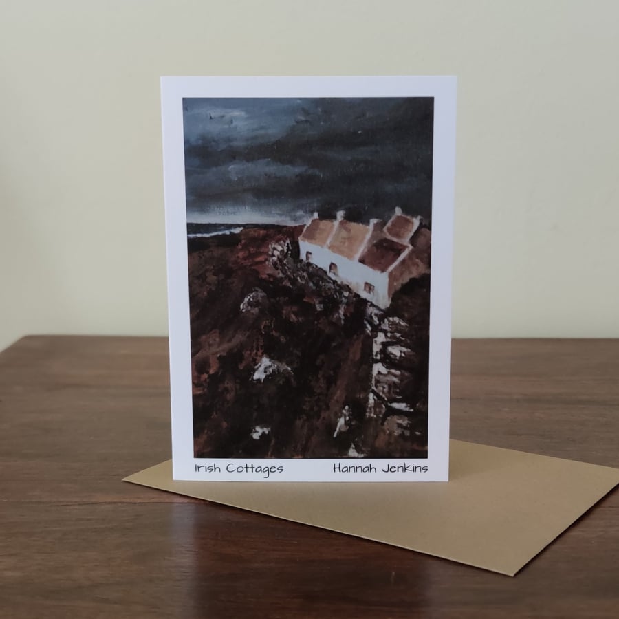 Irish Cottages, Hikers Heaven Greeting Card Collection, Mini Landscape, 