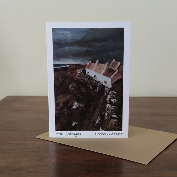 Irish Cottages, Hikers Heaven Greeting Card Collection, Mini Landscape, 
