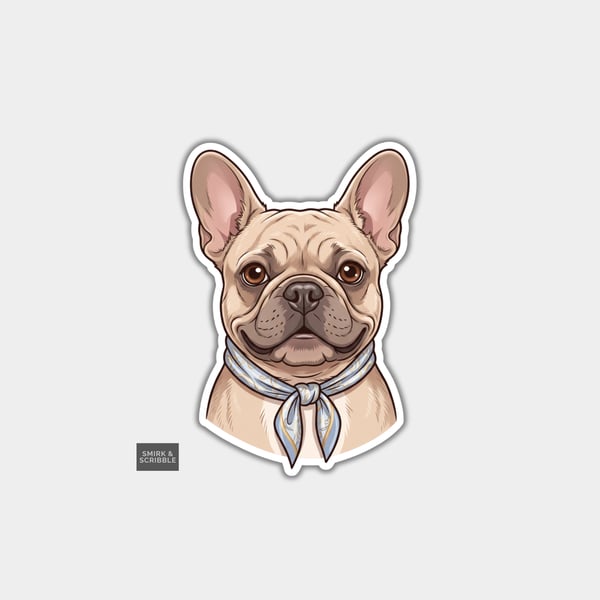 Funny Vinyl Die Cut Sticker For Adults - Cute Dog