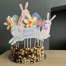 Jollitops : Easter Cake Toppers : Pack of 10 : Easter egg hunt 