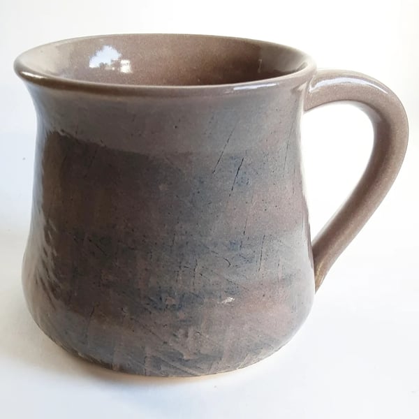 Large Patterned Mug - Hand Thrown Stoneware Ceramic Mug