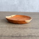 Woodturned Small Yew Trinket Dish 