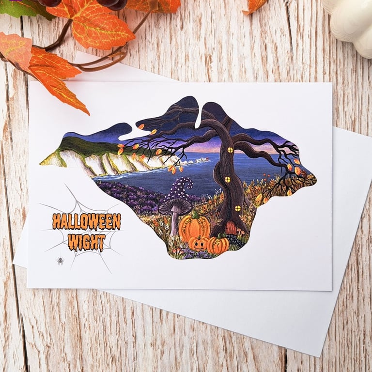 Isle of Wight Halloween Card