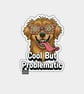 Funny Vinyl Sticker For Adults - Cool Problematic Dog