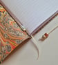 Burnt Orange Marble Journal or Sketchbook, A5 and A6 Sizes - Image 6