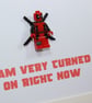 DEADPOOL - FRAMED CUSTOM MINIFIGURE - GREAT COMIC ART - Image 3