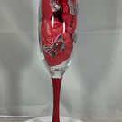 Classic Butterflies Champagne Glass