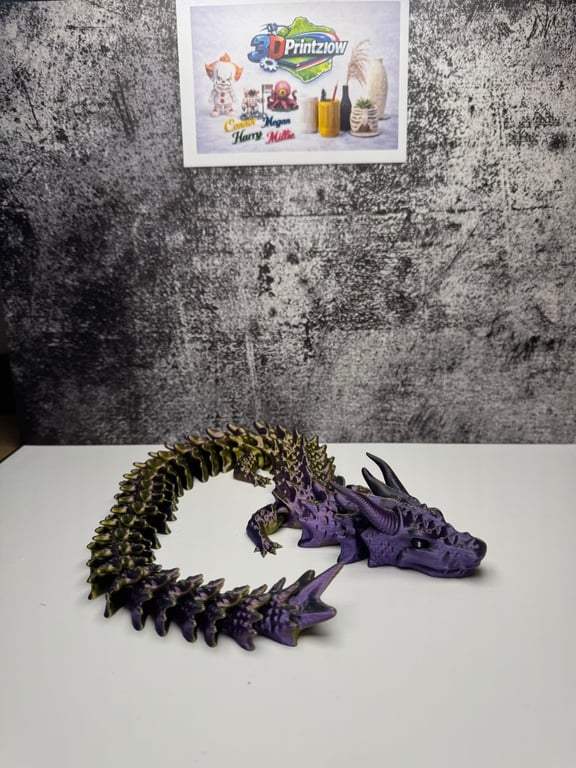 Dragon Type 4 – Custom 3D Printed Poseable Dragon