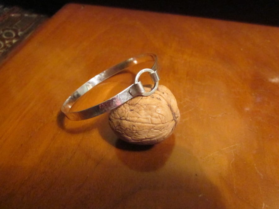 Silver planished Bracelet