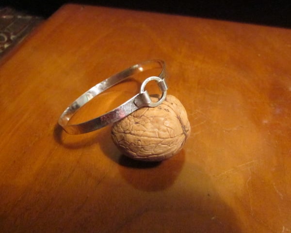 Silver planished Bracelet