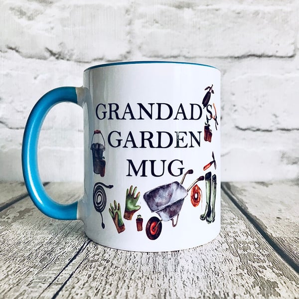 Grandad birthday gift, father's day mug, personalised mug for him, gift for dad,