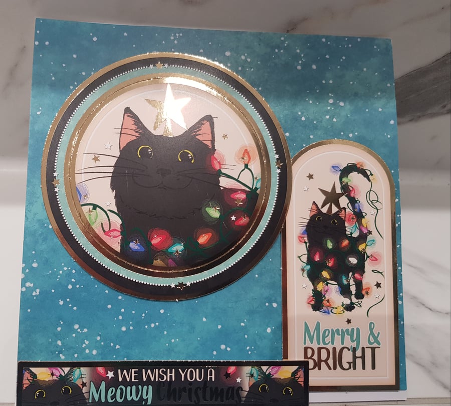Cat Christmas Card
