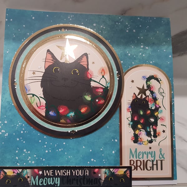 Cat Christmas Card