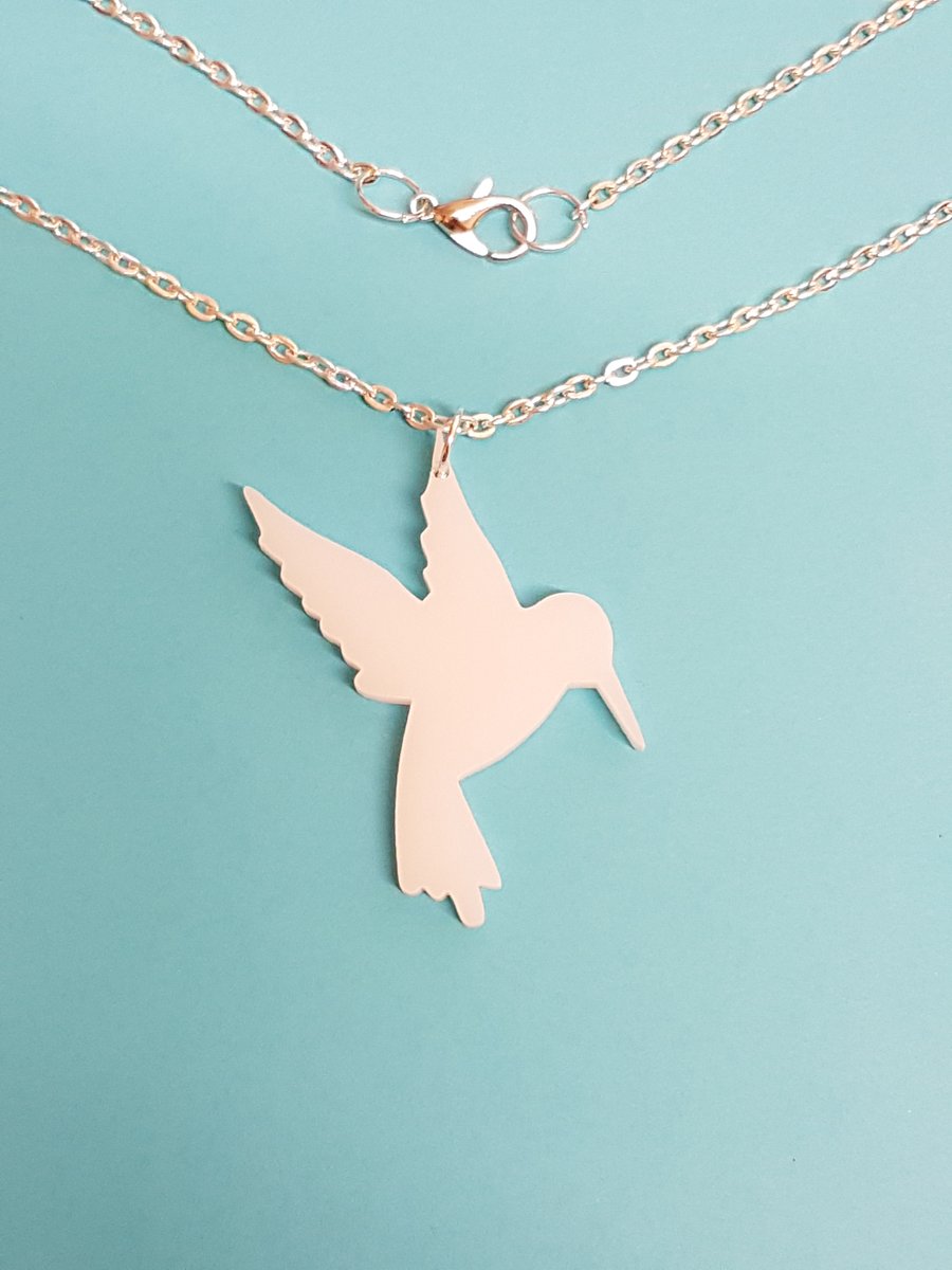 Hummingbird Necklace - Acrylic