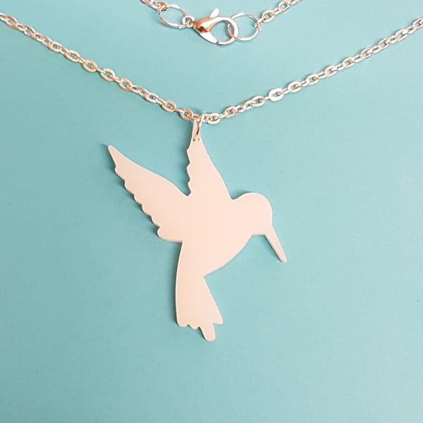 Hummingbird Necklace - Acrylic