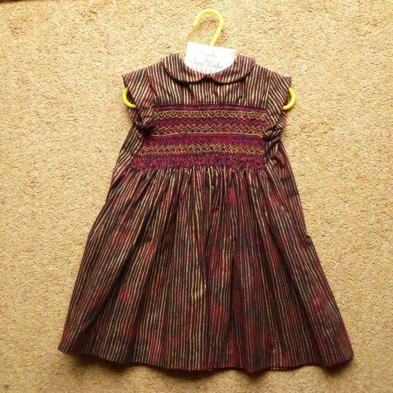 Hand smocked dress Size 2 years