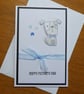Father's Day Card - Dog with Blue Bow Tie - Image 6