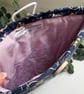 Handmade Padded Book Bag: Floral Dragonfly Book Cover, Book Protector - Image 5