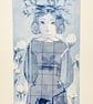 Garden Girl - Drypoint Print