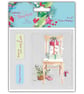 Papermania 'At Christmas by Lucy Cromwell - Christmas Chair' 4" x 4" Stamps Set