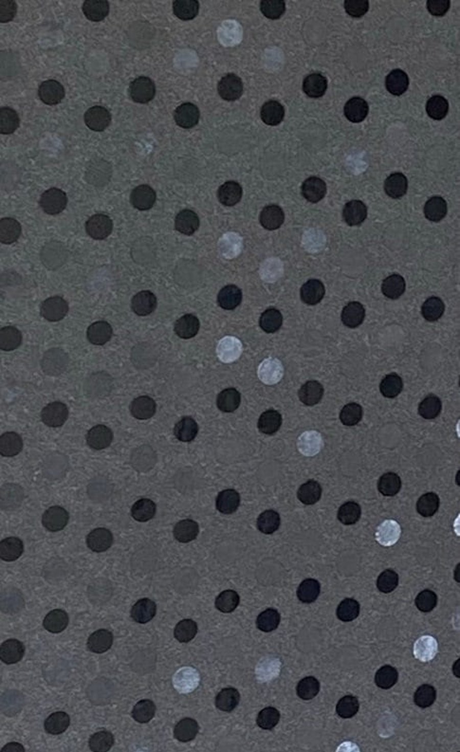 A4 Sheets Sparkly Self Adhesive Grey and Silver Polka Dot Glitter Paper Non Shed